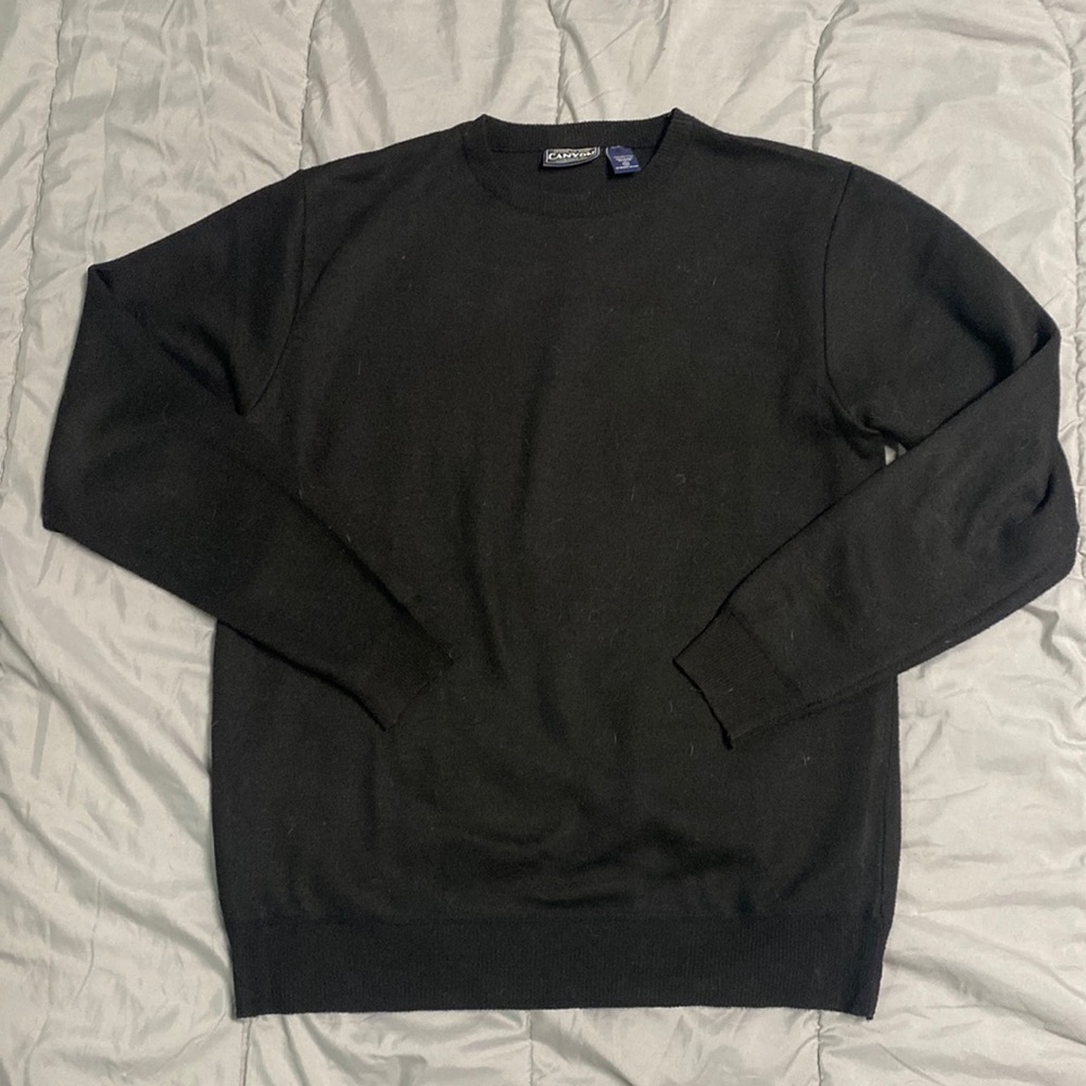 Plain black sweater, Canyon Creek, size XL